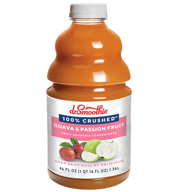 Dr. Smoothie 100% Crushed Guava & Passion Fruit (6 UNIT CASE X 46OZ PER UNIT)