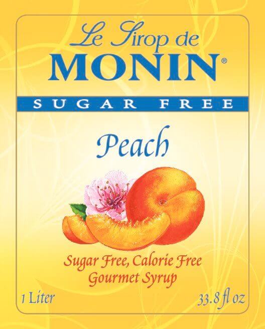 Sugar Free Peach by Monin (4pk) - Image 2
