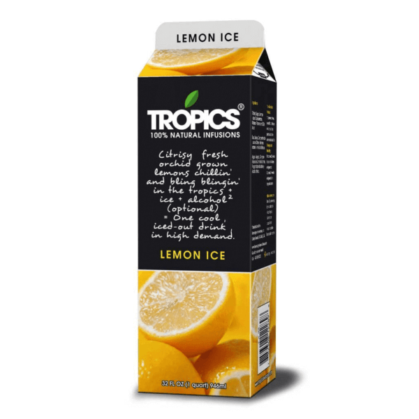 Tropics Raspberry Label Home - Power Blendz