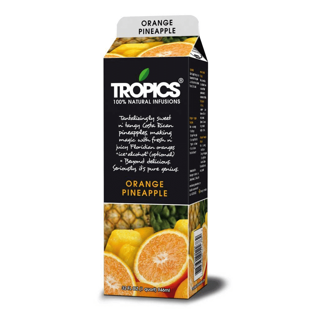 Tropics Orange Pineapple (12 Unit Case X 32oz Unit)