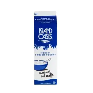 Island Oasis Non Fat Yogurt (12 Unit Case X 32oz Per Unit)