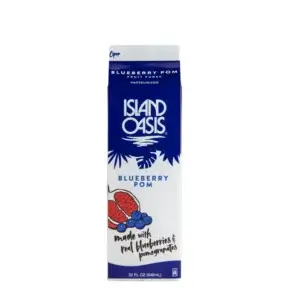 Island Oasis Blueberry Pomegranate (12 Unit Case X 32oz Per Unit)
